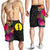 New Caledonia All Over Print Men's Shorts - Polynesian Hibiscus Pattern - Polynesian Pride