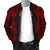 Norfolk Island Men Bomber Jackets - Polynesian Tattoo Red - Polynesian Pride