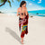 Tuvalu Polynesian Sarong - Coat Of Arm With Hibiscus - Polynesian Pride