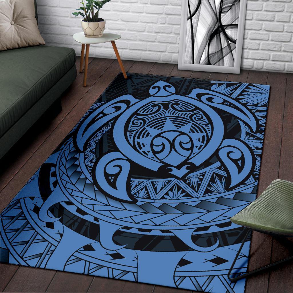 Hawaii Polynesian Turtle Rug - Pastel - Polynesian Pride