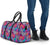 Tropical Exotic Leaves And Flowers On Geometrical Ornament. Hawaii Travel Bag - Polynesian Pride