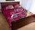 Tahiti Quilt Bed Set - Turtle Plumeria (Pink) - Polynesian Pride