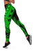 Vanuatu Women Leggings Polynesian Pattern Green - Polynesian Pride