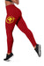 Hawaii Polynesian Women's Leggings - Vintage Polynesian Turtle (Red) - Polynesian Pride