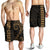 Hawaii Warrior Men's Shorts Gold - Polynesian Pride