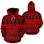 Hawaii Hoodie Polynesian Tattoo Tribal Red Pullover - Polynesian Pride