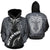 Maori Moko Warface 3D Denim Hoodie - Polynesian Pride