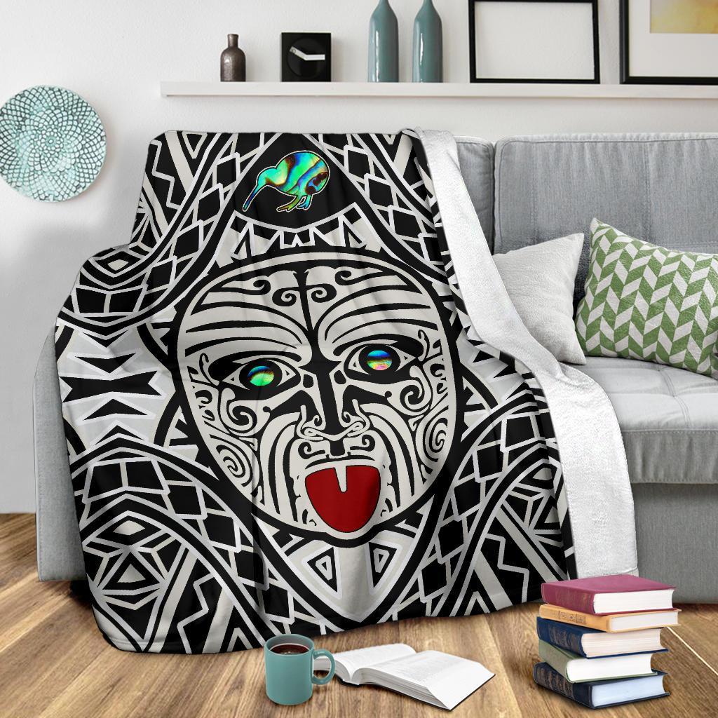Integrity Maori Ta Moko Premium Blanket Kiwi and Paua - Polynesian Pride