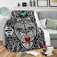 Integrity Maori Ta Moko Premium Blanket Kiwi and Paua - Polynesian Pride