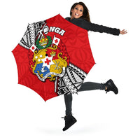 Tonga Rugby All Over Print Umbrellas Polynesian Style Pinwheel - Polynesian Pride