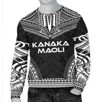 Kanaka Maoli Sweater - Polynesian Chief Black Version - Polynesian Pride