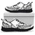 New Zealand Silver Fern Sneakers, Maori Koru Tattoo - Polynesian Pride