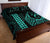 Personalized - Hawaii Quilt Bed Set - Hawaii Polynesian Quilt Bed Set - Turquoise - Polynesian Pride