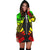 Gambier Islands Hoodie Dress - Polynesian Tattoo Reggae - Polynesian Pride