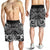 Chuuk Men's Shorts - White Shark Polynesian Tattoo - Polynesian Pride