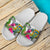 Tuvalu Slide Sandals - Turtle Plumeria Banana Leaf - Polynesian Pride