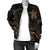 Hawaii Turtle Polynesian Women's Bomber Jacket - Gold - Frida Style - Polynesian Pride