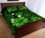 Hawaii Turtle Poly Tribal Quilt Bed Set - Green - Polynesian Pride