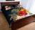 Hawaii Honu Hibiscus Galaxy Quilt Bed Set - Polynesian Pride