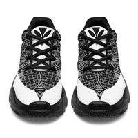 Hawaii Kanaka Maoli Polynesian Chunky Sneaker Line Style White - Polynesian Pride