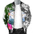 Marshall Islands Custom Personalised Men's Bomber Jacket - Turtle Plumeria Banana Leaf - Polynesian Pride