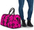 Polynesian Turtle Palm And Sea Pebbles Pink Hawaii Travel Bag - Polynesian Pride