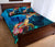 Tonga Polynesian Quilt Bed Set - Tonga Coat Of Arms Turtle - Polynesian Pride