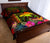 Papua New Guinea Polynesian Personalised Quilt Bed Set - Hibiscus and Banana Leaves - Polynesian Pride