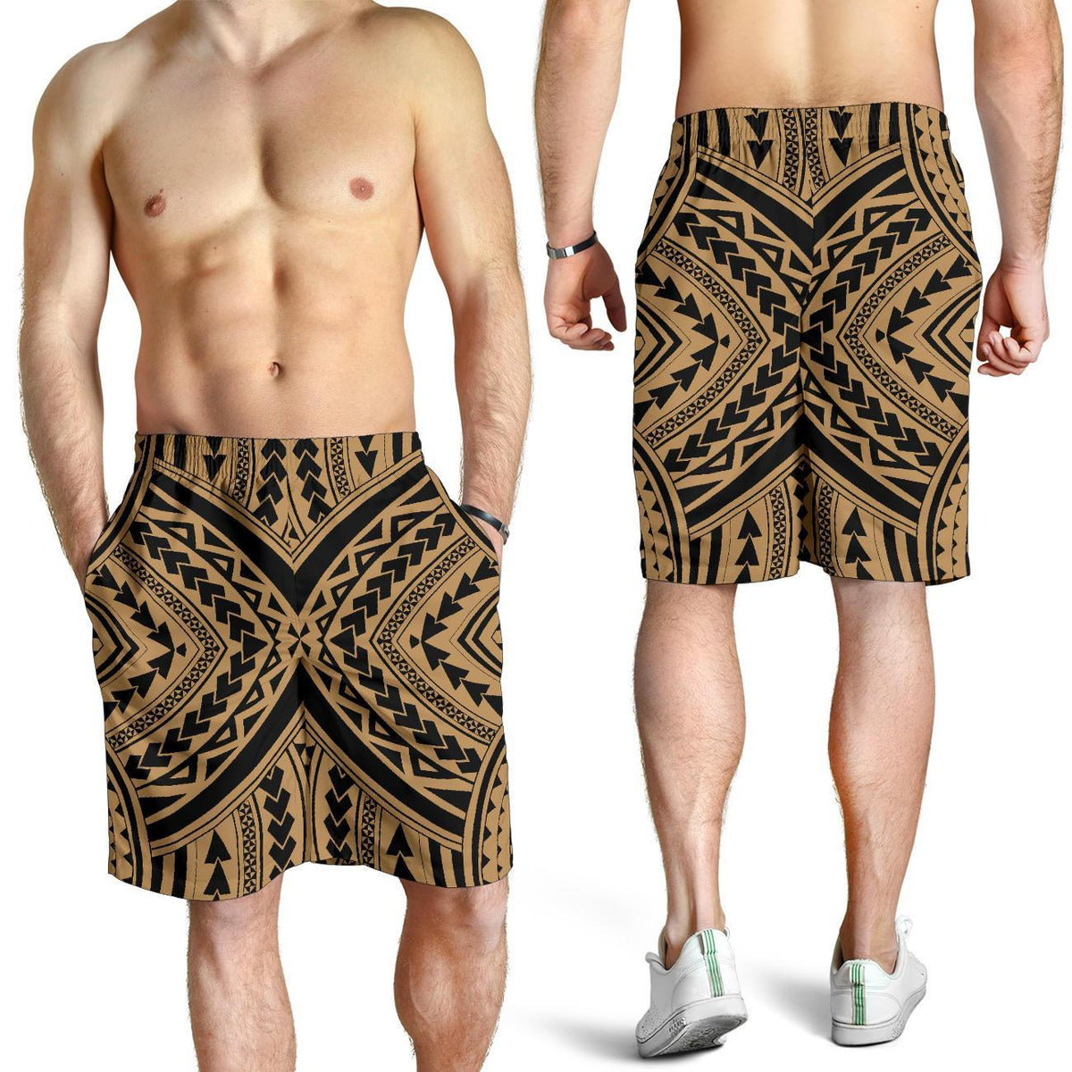 Polynesian Tradition Gold Men's Short - Polynesian Pride