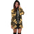 Palau Hoodie Dress - Polynesian Tattoo Gold - Polynesian Pride