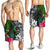 Pohnpei Men Shorts - Turtle Plumeria Banana Leaf - Polynesian Pride