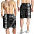 Hawaii Warrior Men's Shorts White - Polynesian Pride