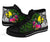New Caledonia High Top Shoes - Turtle Plumeria Banana Leaf - Polynesian Pride
