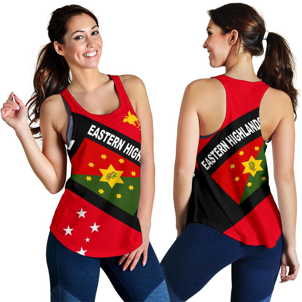 Papua New Guinea Women's Racerback Tank - Eastern Highlands Province - Polynesian Pride