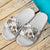 Hawaii Hibiscus Pattern Grey Slide Sandals - Polynesian Pride