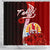 Tahiti Polynesian Shower Curtain - Coat Of Arm With Hibiscus - Polynesian Pride