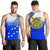 Tuvalu Men's Tank Top - Ocean Waves Blue - Polynesian Pride