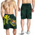 Polynesian Hawaii Men Shorts - Ti Leaf Lei Turtle Green - Polynesian Pride