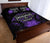 Marquesas Islands Polynesian Quilt Bed Set Hibiscus Purple - Polynesian Pride