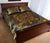 Hawaii Turtle Manta Ray Quilt Bed Set - Gold Style - AH - Polynesian Pride