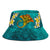 Palau Polynesian Bucket Hat - Manta Ray Ocean - Polynesian Pride