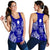 Niue Polynesian Women Tank Top Map Blue - Polynesian Pride