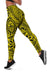 Polynesian Hawaiian Style Tribal Tattoo Yellow Hawaii Women's Leggings AH - Polynesian Pride