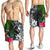 Yap Men Shorts - Turtle Plumeria Banana Leaf - Polynesian Pride