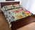 Hawaii Polynesian Flowers Swimming Turtles Quilt Bed Set - Polynesian Pride