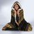 Marquesas Islands Polynesian Chief Hooded Blanket - Gold Version - Polynesian Pride