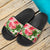 Hawaii Plumeria Hibiscus Pattern Slide Sandals - Polynesian Pride