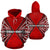 Maori Aotearoa Tribal Roots Hoodie Red - Polynesian Pride