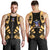 Norfolk Island Men Tank Top - Polynesian Tattoo Gold - Polynesian Pride