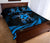 Hawaii Quilt Bed Set - Hibiscus Turtle Tribal Waves Blue - Polynesian Pride